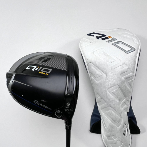 TaylorMade Qi10 MAX Driver 10.5* Mitsubishi Chemical Vanquish 4 R2 Senior RH HC, 1 of 12