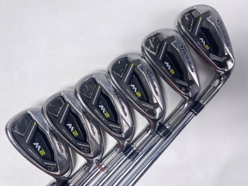 TaylorMade M2 19 Iron Set 6-PW+AW Dynamic Gold R300 Regular RH, 1 of 12