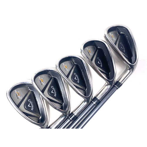 Callaway X2 Hot Iron Set 5-PW 55g Senior Graphite Mens RH, 1 of 12