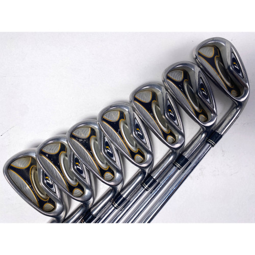 TaylorMade R7 Iron Set 5-PW+AW T-Step 90 Regular Steel Mens RH, 1 of 12