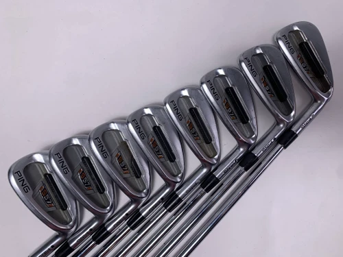 Ping S57 Iron Set 3-PW Black Dot True Temper Dynamic Gold S300 Stiff RH, 1 of 12