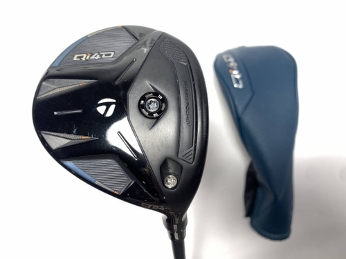 TaylorMade Qi4D 9 Fairway Wood 24* Mitsubishi Chemical Reax 65 65g Stiff RH HC, 1 of 12