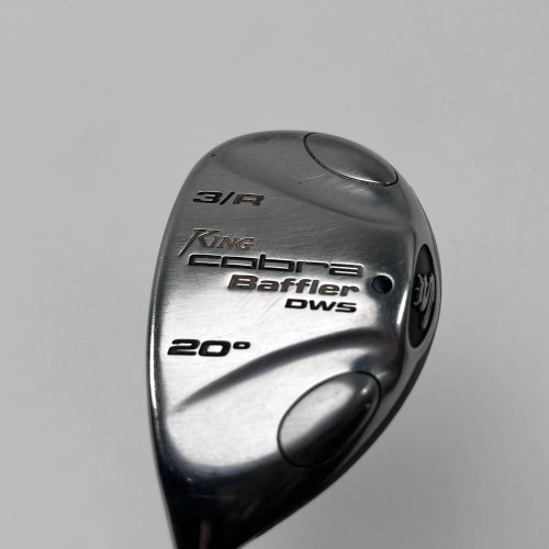 LEFTY Cobra Baffler DWS 3 Hybrid 20* Aldila NV HL 65g Regular Graphite Mens LH, 1 of 12