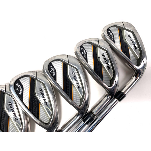 Callaway Mavrik Iron Set 5-PW+AW True Temper Elevate MPH 95g Stiff RH +1'', 1 of 12