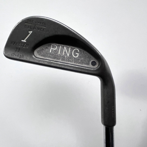 Ping Karsten II Single 1 Iron Black Dot Karsten ZZ-Lite Stiff Steel Mens RH, 1 of 12