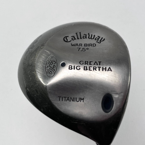 Callaway Original Great Big Bertha Driver 7.5* AJ Tech Stiff Graphite Mens RH, 1 of 12