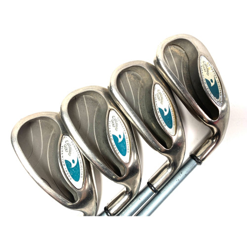Callaway Hawkeye Iron Set 6-9 Hawk Eye Gems Ladies RH Undersize Grips, 1 of 12