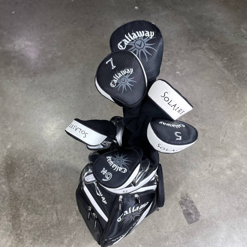 Callaway Solaire Club Set Driver 3W-7W 5H-7H 8-SW Putter Ladies RH HC +Bag, 1 of 12