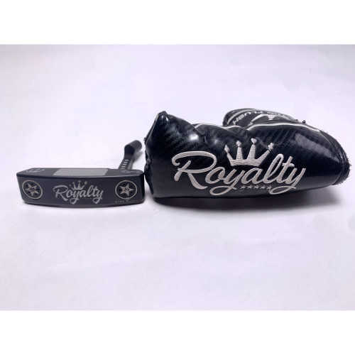Royalty STR8 Flush Heart Black PVD Putter HEAD ONLY Mens RH HC, 1 of 12