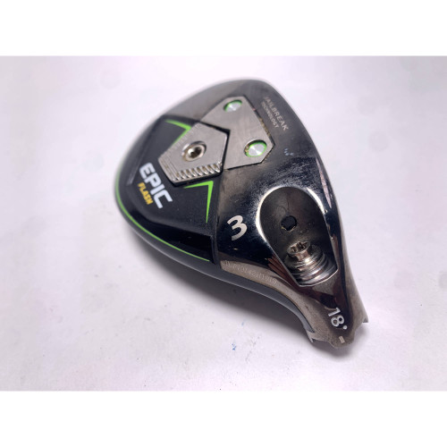 Callaway EPIC Flash 3 Hybrid 18* HEAD ONLY Mens RH, 1 of 12