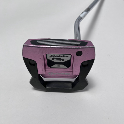 TaylorMade Spider GTX Pink Single Bend Putter 33" SuperStroke Women's RH, 1 of 12