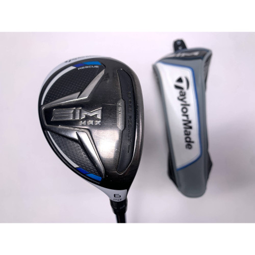 TaylorMade SIM MAX 6 Hybrid 28* KBS Max 85g Stiff Steel Mens RH, 1 of 12