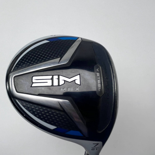 TaylorMade SIM MAX 7 Fairway 21* Fujikura Ventus Blue 5R 50g Regular RH, 1 of 12