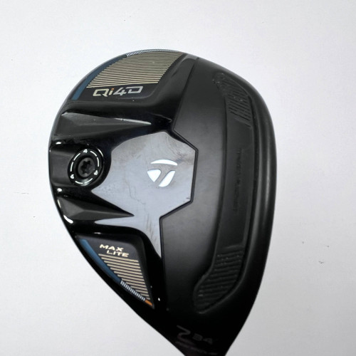 TaylorMade Qi4D Max Lite Rescue 7 Hybrid 34* Reax 45g Senior RH, 1 of 12
