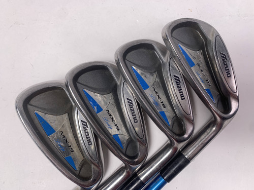 Mizuno MX 19 Iron Set 7-PW Exsar IS2 Ladies Graphite Womens RH Undersize Grips, 1 of 12