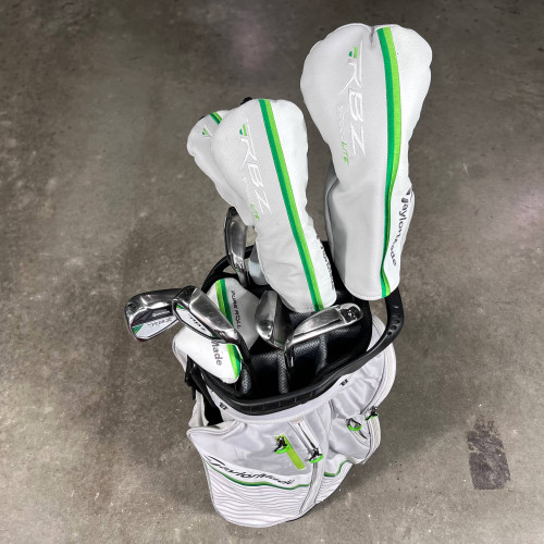 TaylorMade RBZ Speed Lite Club Set Driver 5W 5H 7-PW SW Putter Ladies RH HC +Bag, 1 of 12