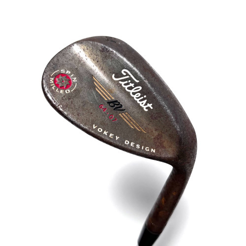 Titleist Vokey 2009 Spin Milled Raw Lob Wedge 64* 7 Bounce Wedge Steel Mens RH, 1 of 12