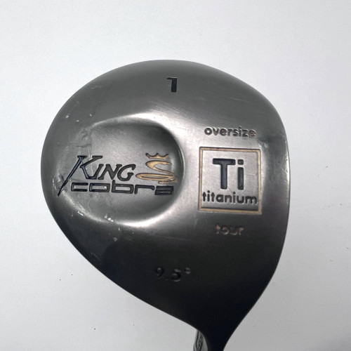 Cobra King Cobra Titanium Oversize Tour Driver 9.5* Stiff Graphite Mens RH, 1 of 12