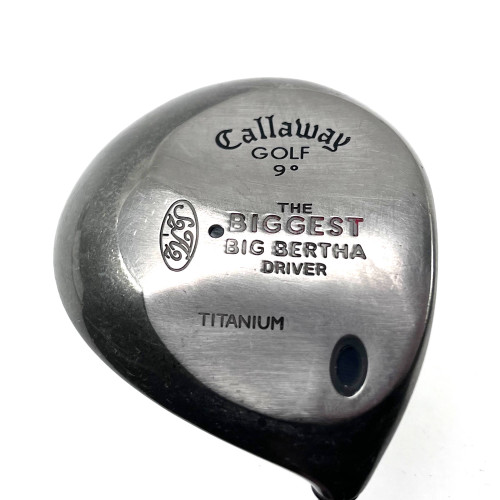 Callaway Biggest Big Bertha Driver 9* Rapport Cirrus Tour Stiff Graphite Mens RH, 1 of 12