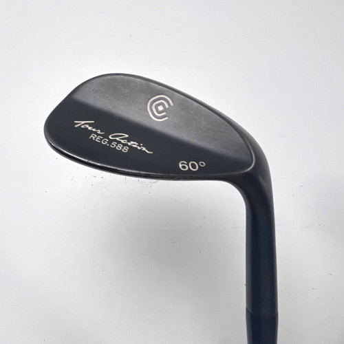 Cleveland 588 Black Melonite Lob Wedge LW 60* True Temper Dynamic Gold Wedge RH, 1 of 12