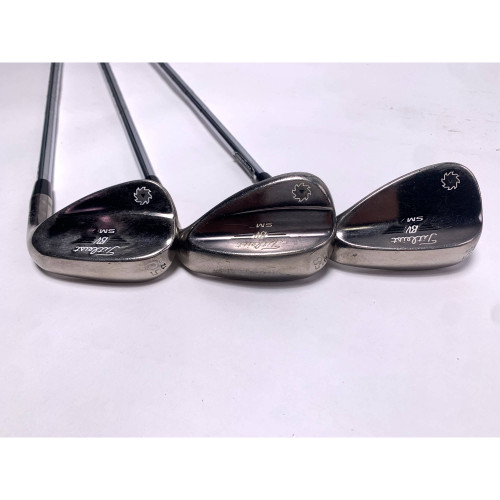 Titleist Vokey SM7 Brushed Steel Wedge Set 50* 12 | 54* 14 | 58* 12 DG Stiff RH, 1 of 12