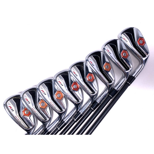 TaylorMade R11 Iron Set 4-PW+AW Fujikura Motore 65g Regular RH, 1 of 12