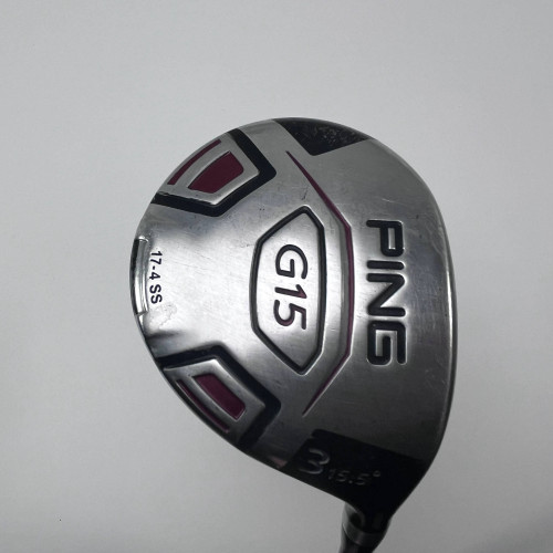 Ping G15 3 Fairway Wood 15.5* TFC 149 F Regular Graphite Mens RH Midsize Grip, 1 of 12
