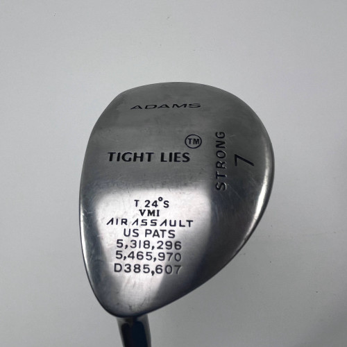 LEFTY Adams Tight Lies 1998 7 Fairway Wood 24* VMI Stiff Graphite Mens LH, 1 of 12