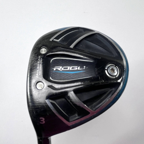 LEFTY Callaway Rogue 3 Fairway Wood 15* Aldila Quaranta 50g Senior LH, 1 of 12