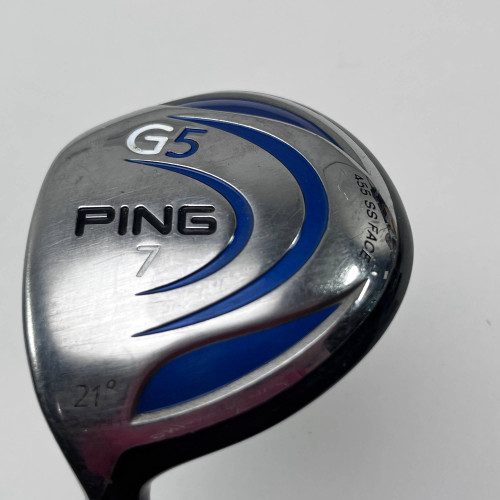 LEFTY Ping G5 7 Fairway Wood 21* Aldila NV Green 75g Regular Graphite Mens LH, 1 of 12