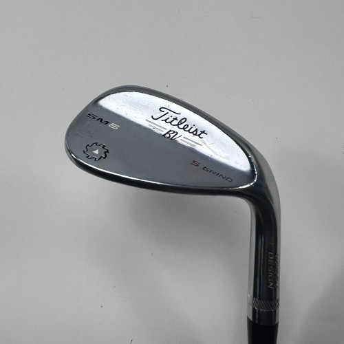 Titleist Vokey SM6 Tour Chrome Sand Wedge SW 56* 10 Bounce S-Grind RH, 1 of 12