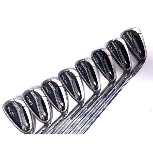 Ping G25 Iron Set 3-PW Black Dot CFS Stiff Steel Mens RH, 1 of 12