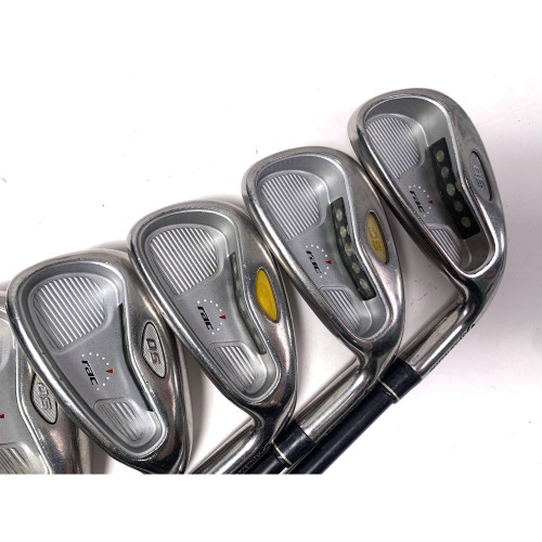 TaylorMade Rac OS 2005 Iron Set 4-PW+SW UG65 Senior Graphite Mens RH No 7 iron, 1 of 12
