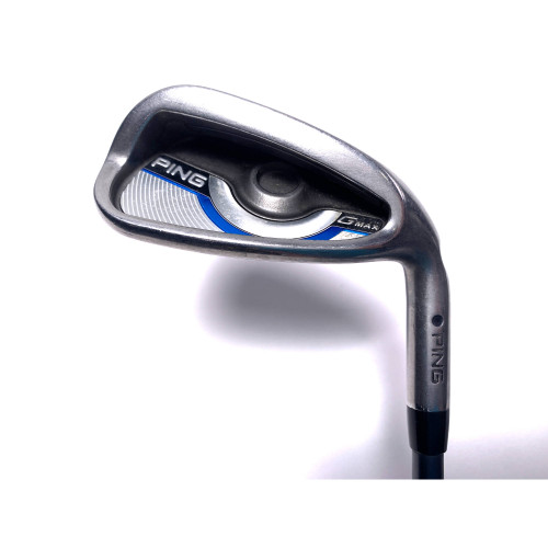 Ping Gmax Single 9 Iron Black Dot CFS Soft Regular 65g Senior Graphite Mens RH, 1 of 12
