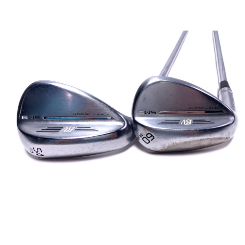LEFTY Titleist Vokey SM9 Tour Chrome Wedge Set 54* 10 | 60* 8 SM9 Wedge LH, 1 of 12