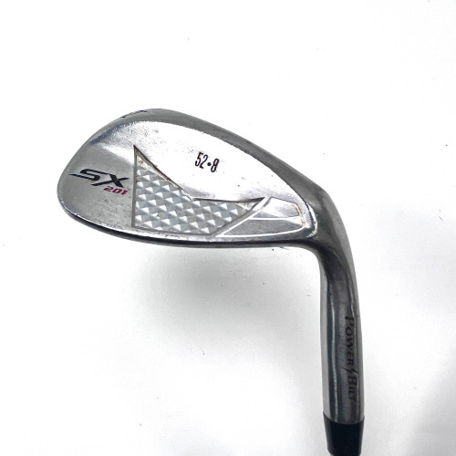 Powerbilt SX 201 Wedge Gap Wedge GW 52* 8 Bounce SX 201 Wedge Steel Mens RH, 1 of 12