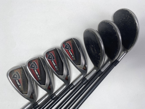 Callaway Razr X HL Combo Hybrid Iron Set 3H-5H-6-PW Reg Graphite RH +1'' No 7, 1 of 12