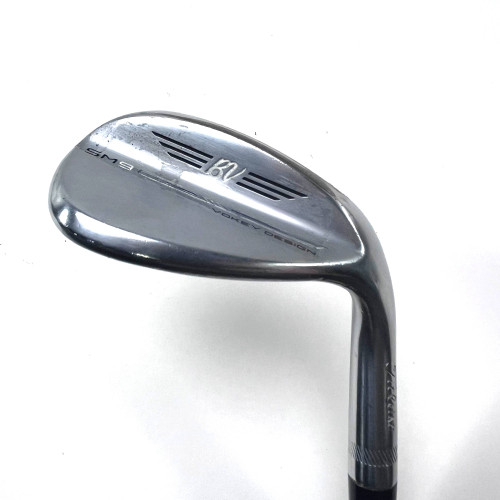 Titleist Vokey SM9 Tour Chrome Lob Wedge LW 58* 12 Bounce D-Grind KBS Wedge RH, 1 of 12