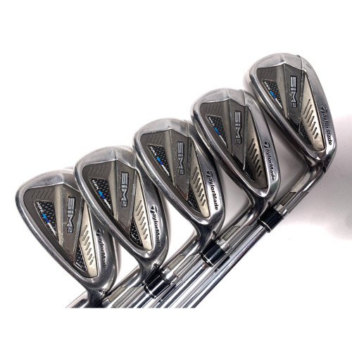 TaylorMade SIM2 MAX Iron Set 6-PW+AW Elevate VSS 95g Regular RH No 7 iron, 1 of 12