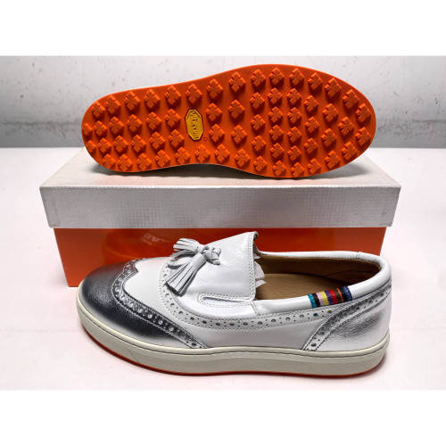 Royal Albartross The Grace Silver Shoes White Women's SZ 7 NIB, 1 of 12