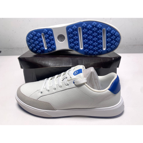 Peter Millar Drift Leather Hybrid Course Golf Shoes White SZ 11 (MF24EF71) NIB, 1 of 12
