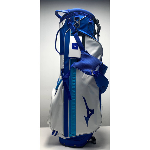 Mizuno BR-D3 Stand Bag Blue/White 4-Way Divide Dual Strap Golf Bag NEW, 1 of 12