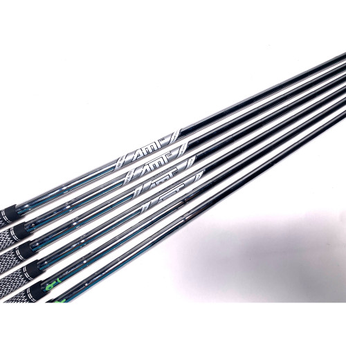 True Temper AMT S300 Tour White Stiff Iron Set of 6 Shafts 34.25''-35.75'' 0.355, 1 of 12