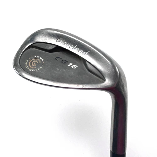 Cleveland CG16 Black Zip Groove Gap Wedge GW 52* 10 Bounce Traction Wedge RH, 1 of 12