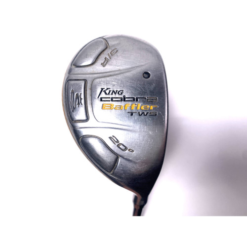 Cobra Baffler TWS 2009 3 Hybrid 20* Aldila DVS-HL 65g Stiff Graphite Mens RH, 1 of 12