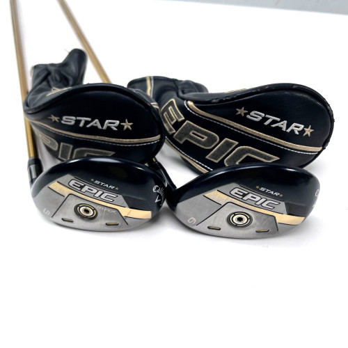 Callaway EPIC MAX Star 5 & 6 Hybrid Set 23* 26* ATTAS Speed Series Regular RH HC, 1 of 12