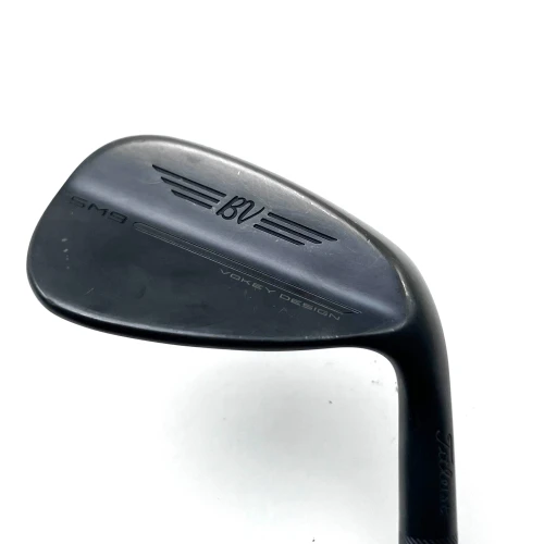 Titleist Vokey SM9 Jet Black Gap Wedge GW 52* 12 Bounce F-Grind SM9 Wedge RH, 1 of 12