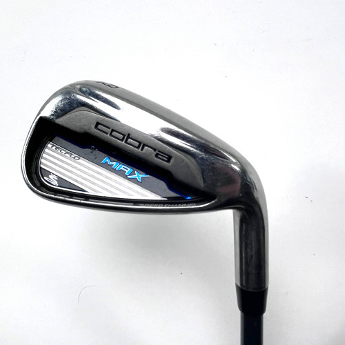 Cobra MAX Single 9 Iron White Tie X4 56g Senior Graphite Mens RH, 1 of 12