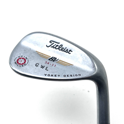 Titleist Vokey Spin Milled CC Chrome Sand Wedge SW 54* 11 True Temper DG RH, 1 of 12