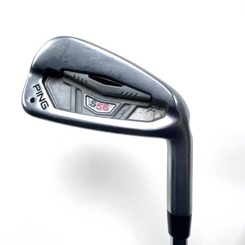 Ping S56 Single 6 Iron Black Dot KBS Tour Stiff Steel Mens RH, 1 of 12